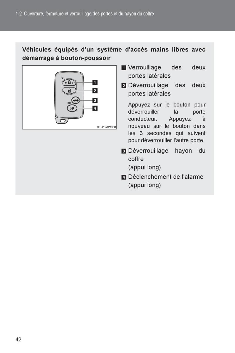 Subaru BRZ manuel du proprietaire / page 43