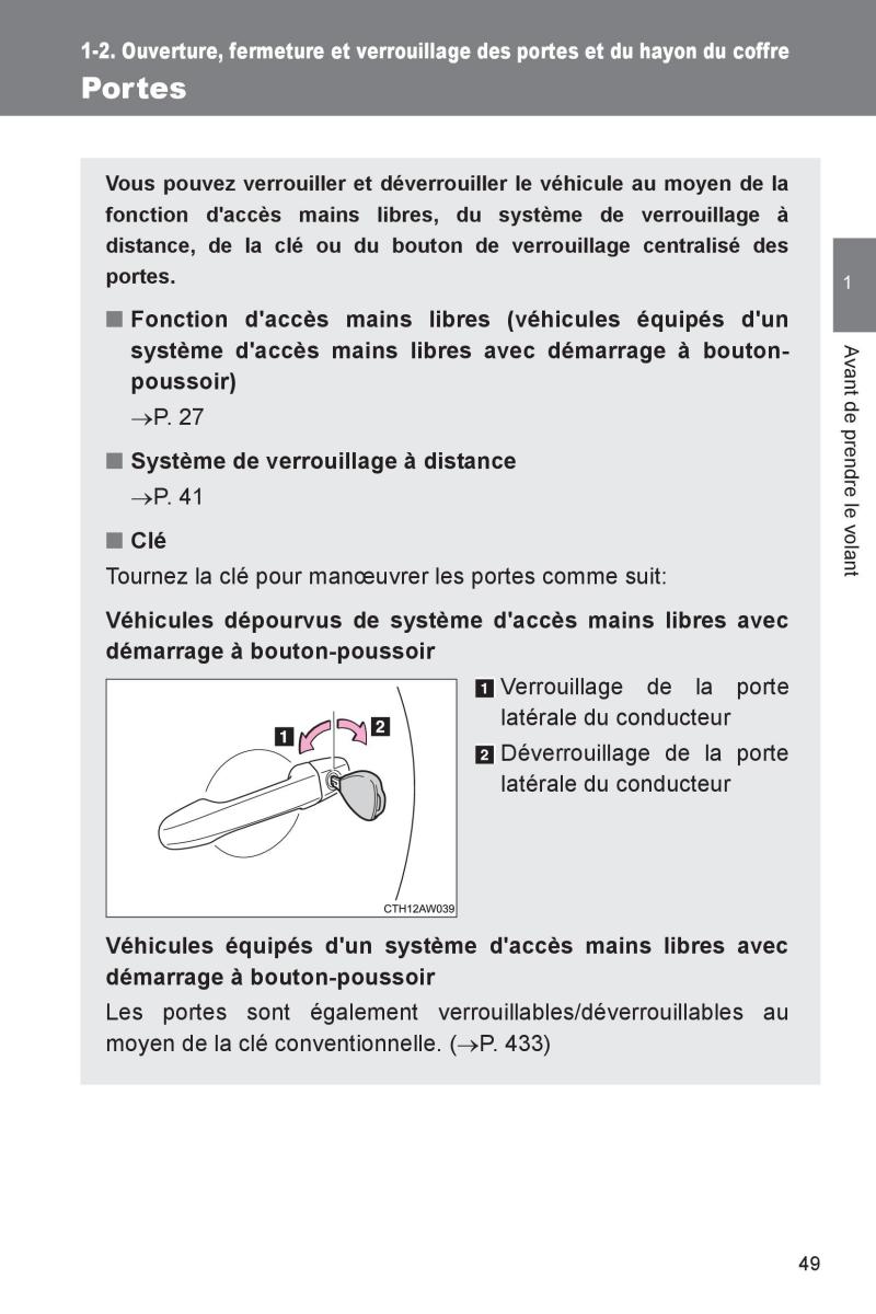 Subaru BRZ manuel du proprietaire / page 50