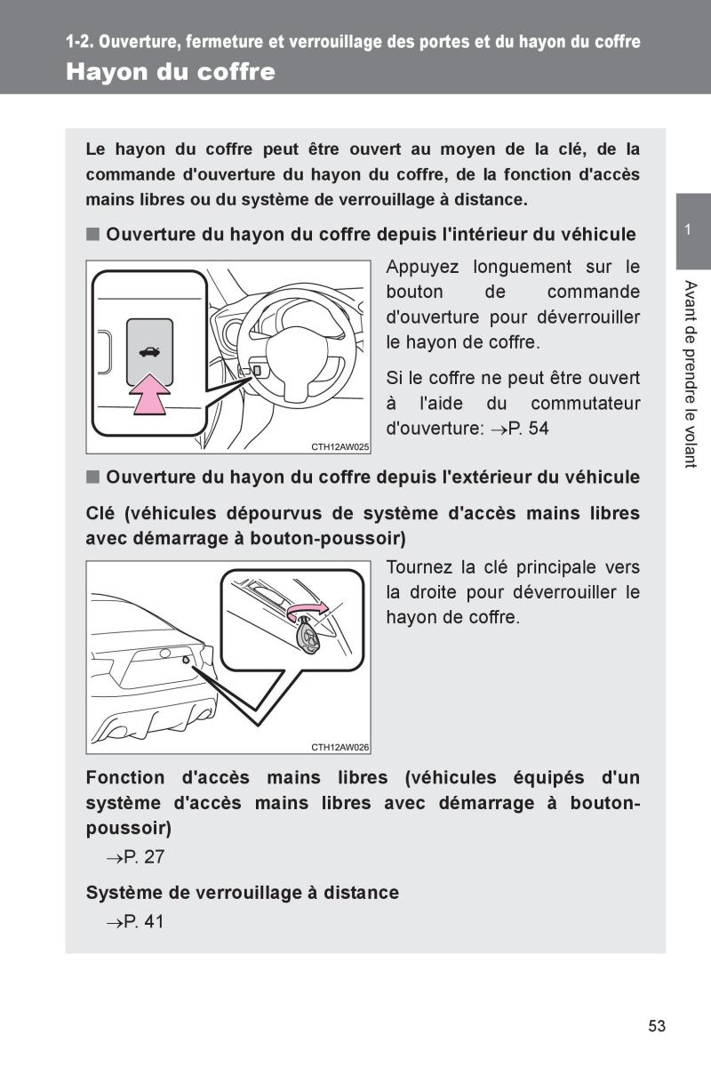 Subaru BRZ manuel du proprietaire / page 54