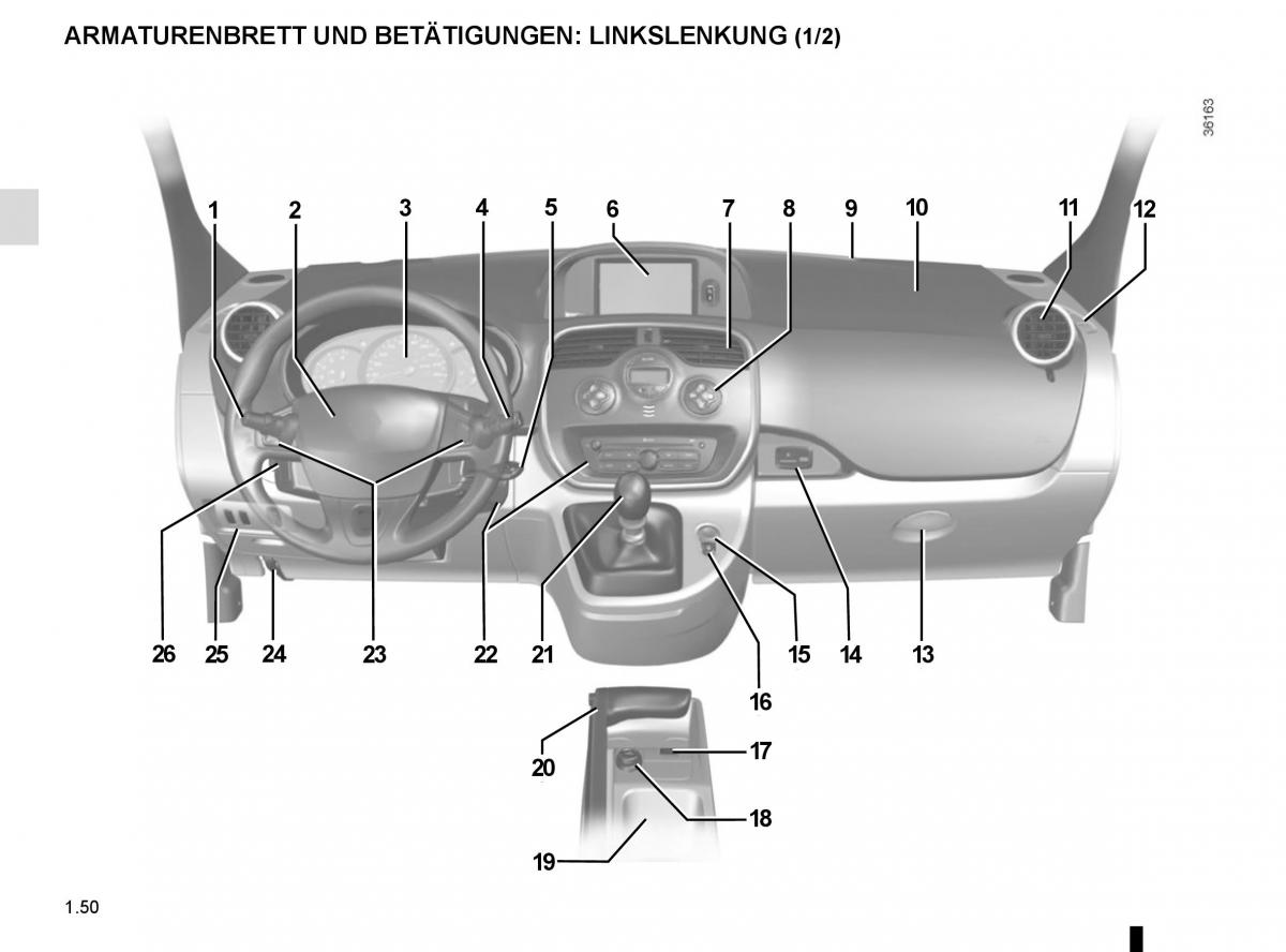 Renault Kangoo II 2 Handbuch / page 56