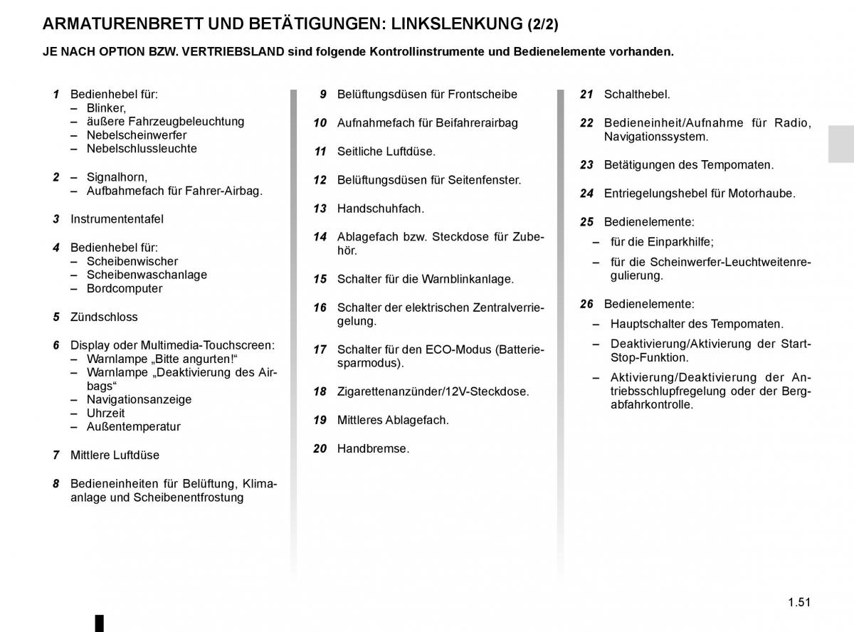 Renault Kangoo II 2 Handbuch / page 57