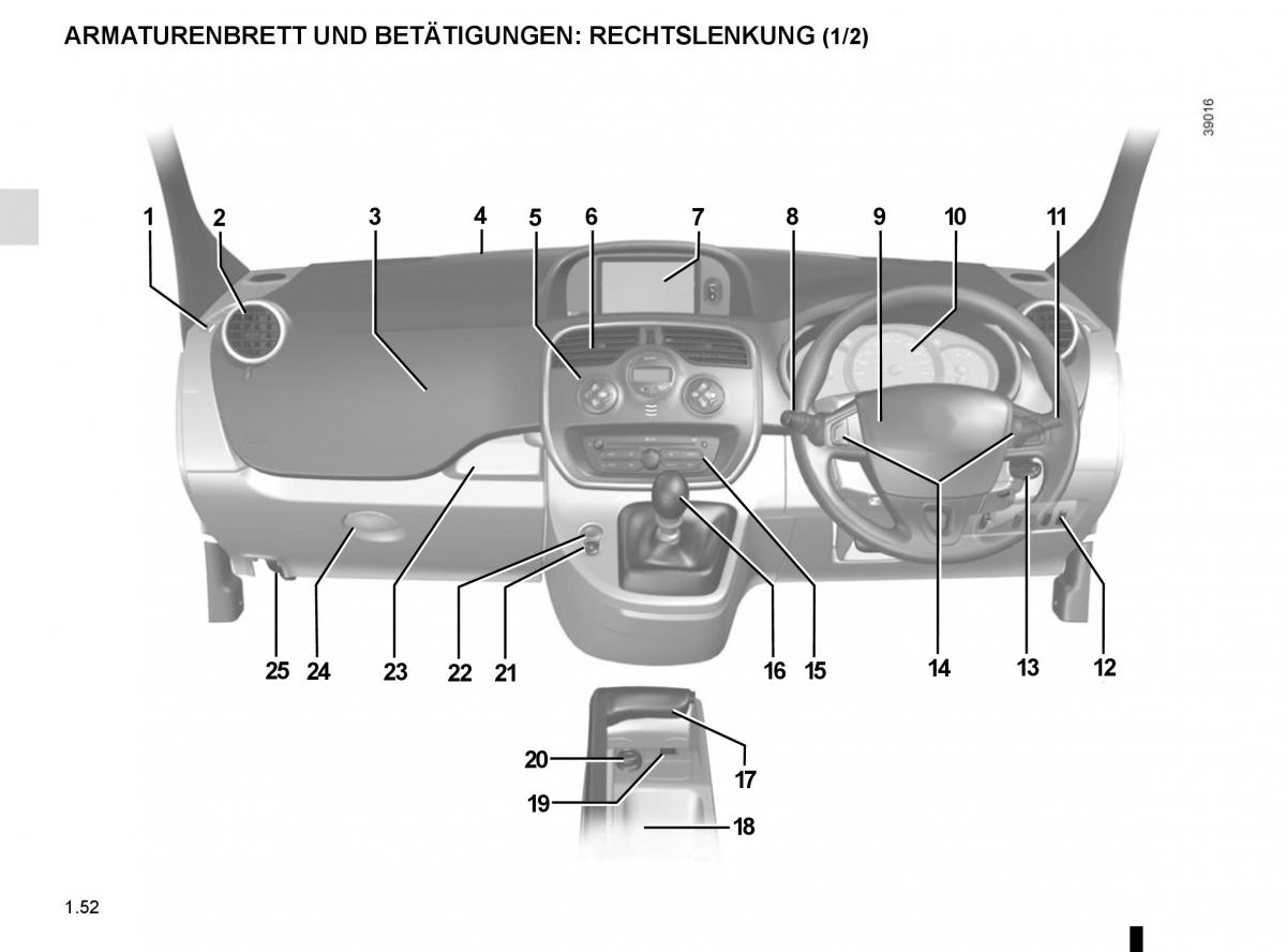 Renault Kangoo II 2 Handbuch / page 58