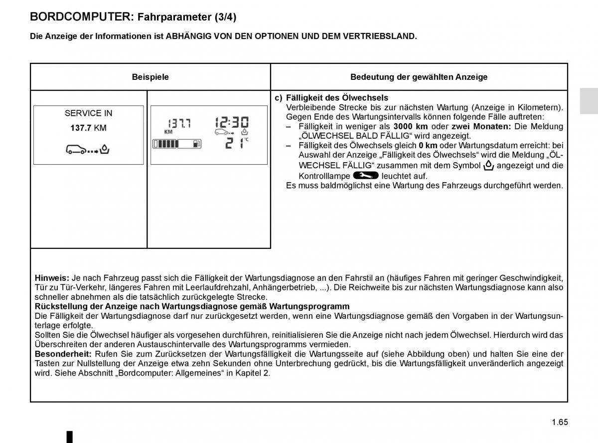 Renault Kangoo II 2 Handbuch / page 71