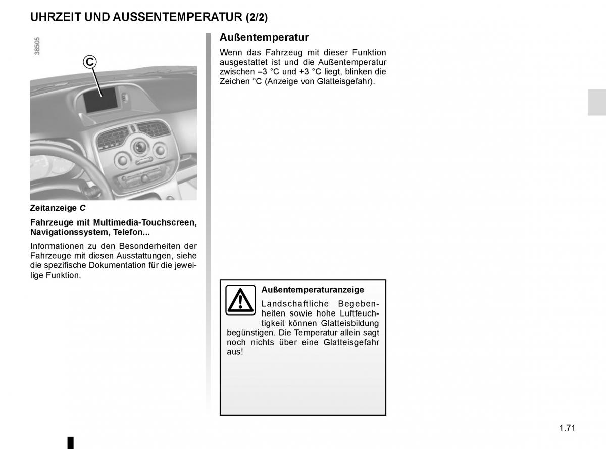 Renault Kangoo II 2 Handbuch / page 77