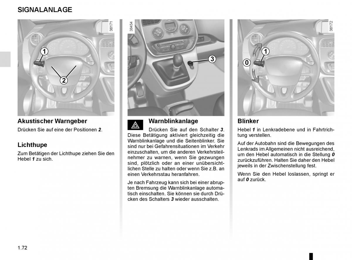 Renault Kangoo II 2 Handbuch / page 78