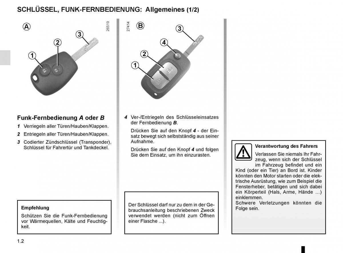 Renault Kangoo II 2 Handbuch / page 8