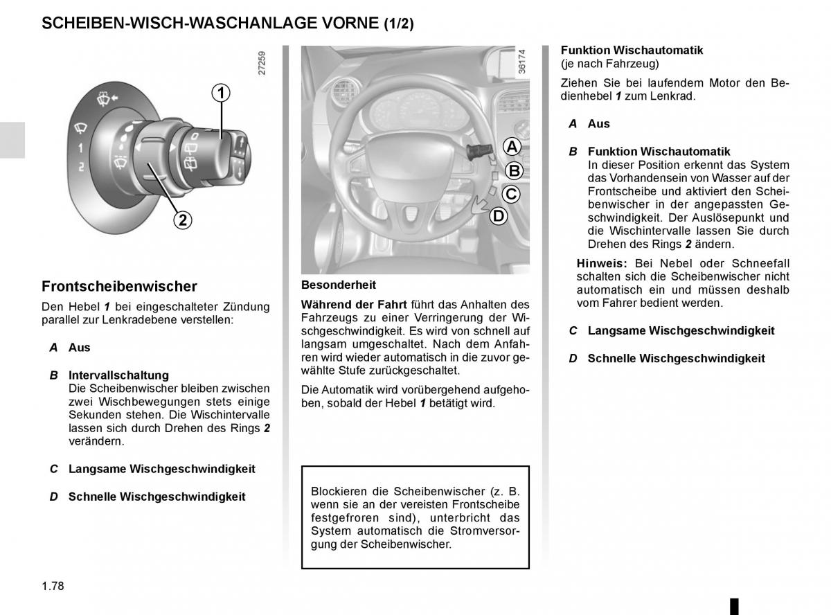 Renault Kangoo II 2 Handbuch / page 84