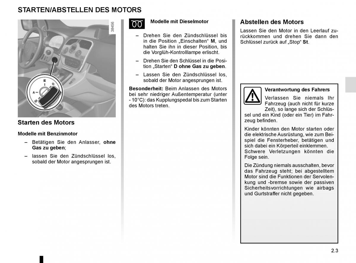 Renault Kangoo II 2 Handbuch / page 93