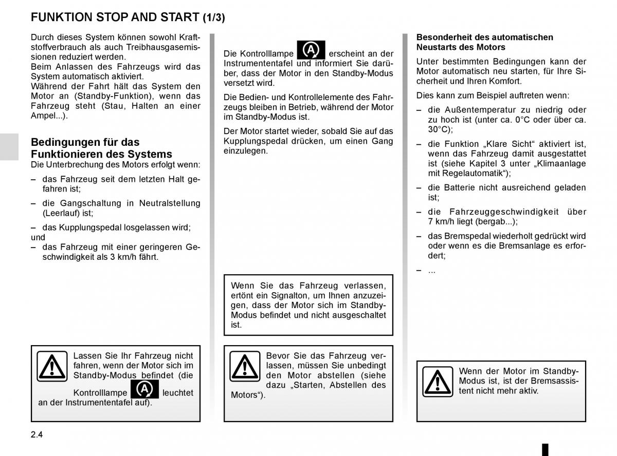 Renault Kangoo II 2 Handbuch / page 94