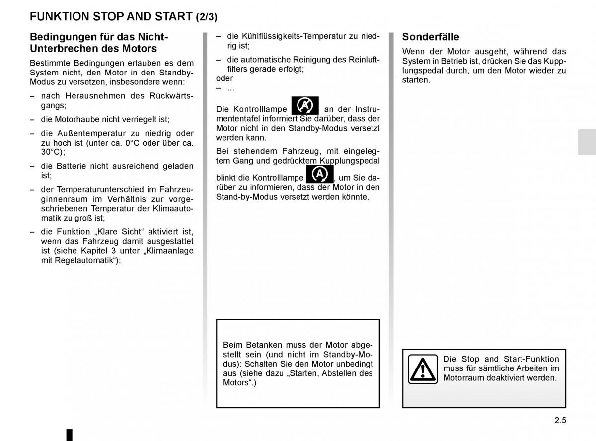 Renault Kangoo II 2 Handbuch / page 95