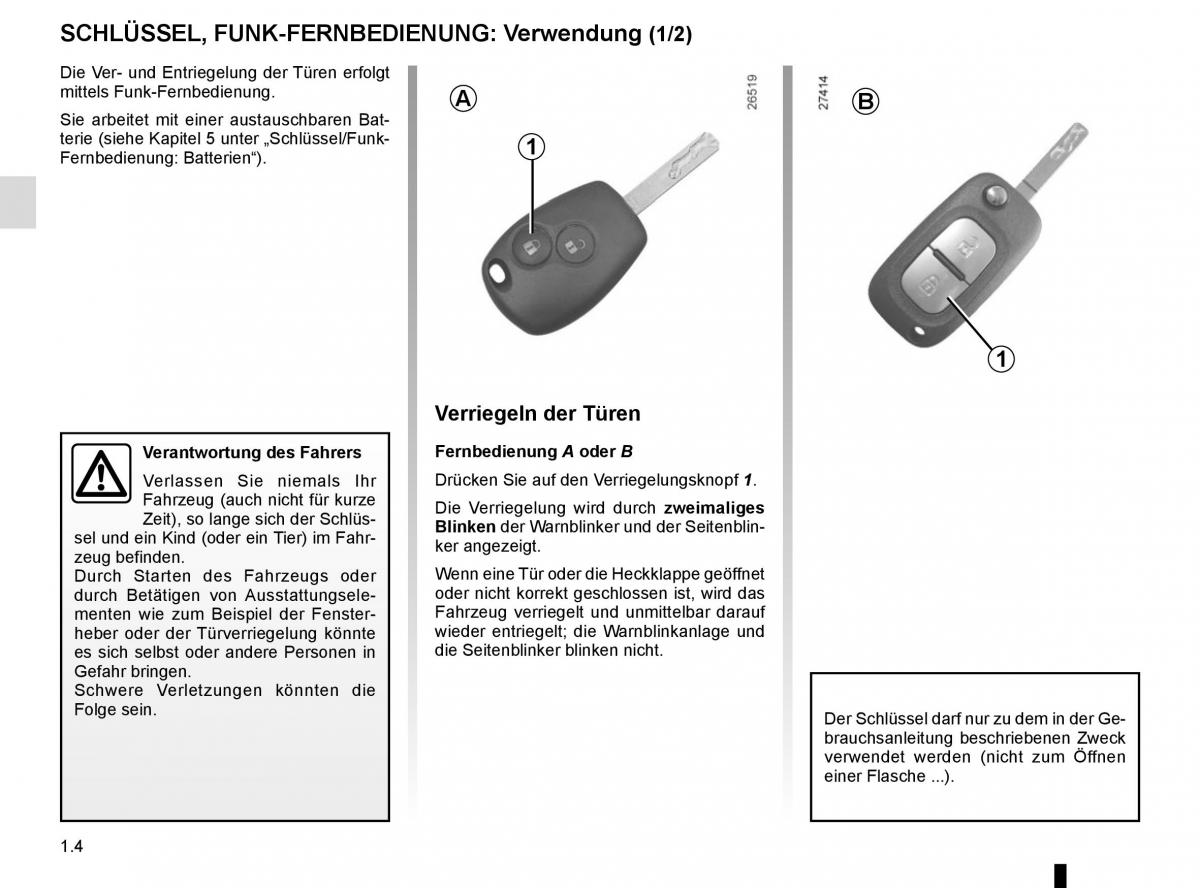 Renault Kangoo II 2 Handbuch / page 10