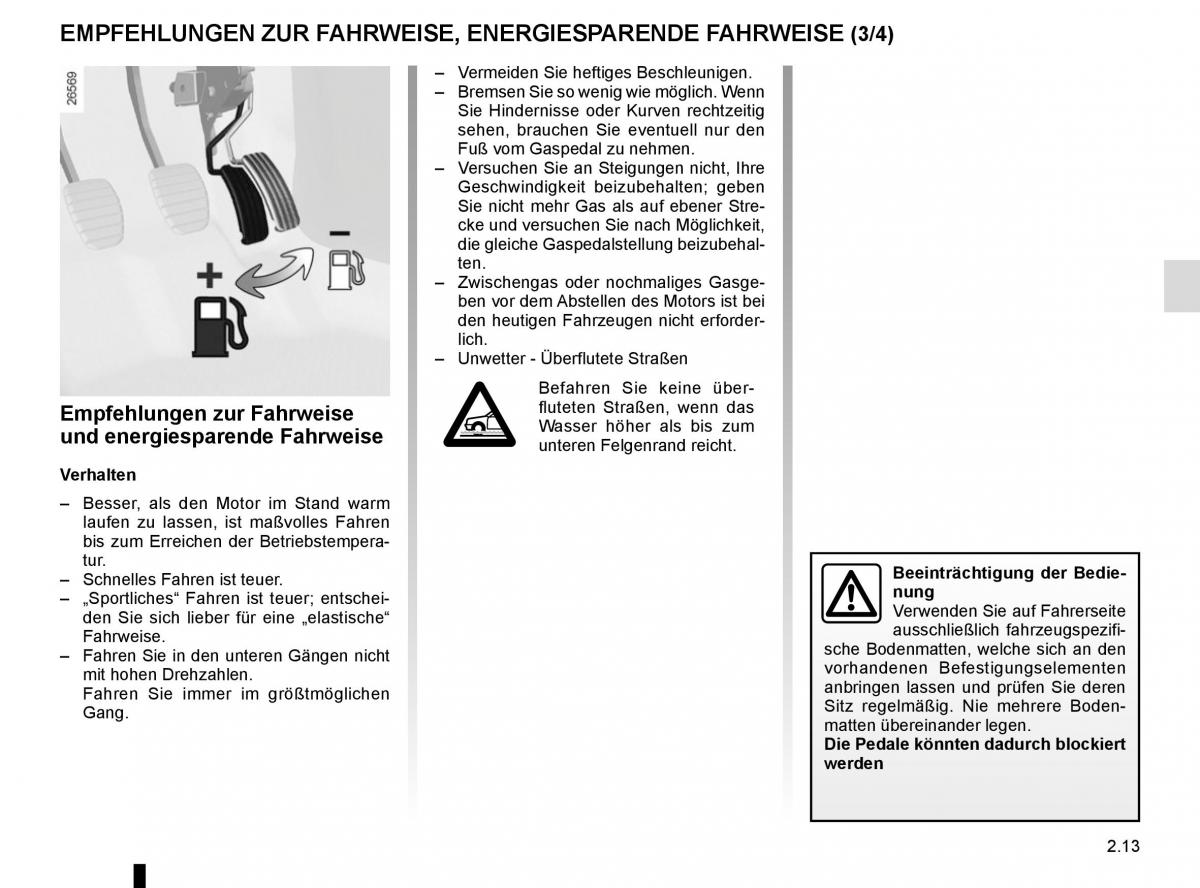 Renault Kangoo II 2 Handbuch / page 103