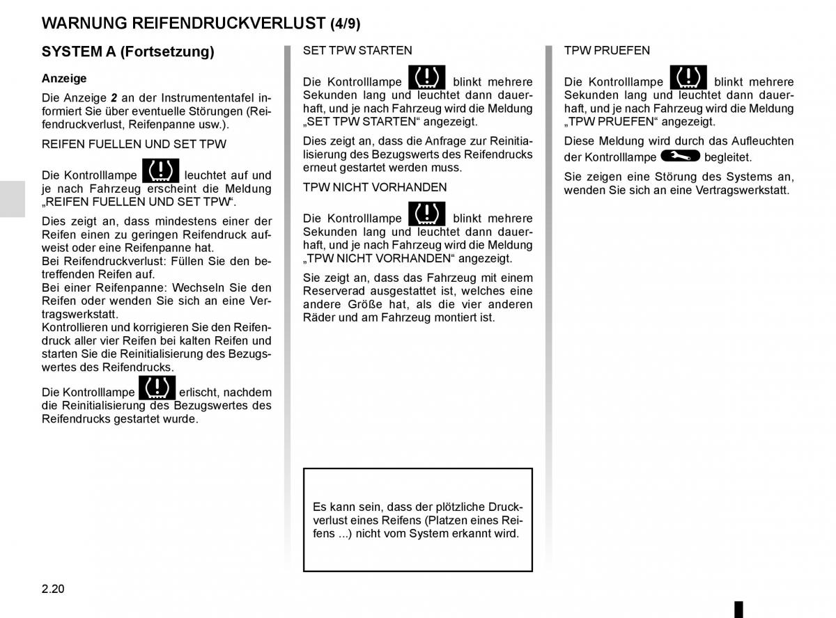 Renault Kangoo II 2 Handbuch / page 110