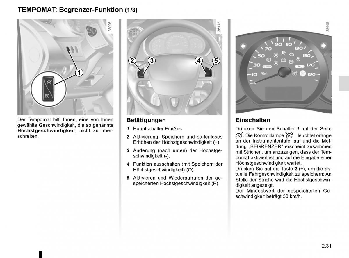 Renault Kangoo II 2 Handbuch / page 121