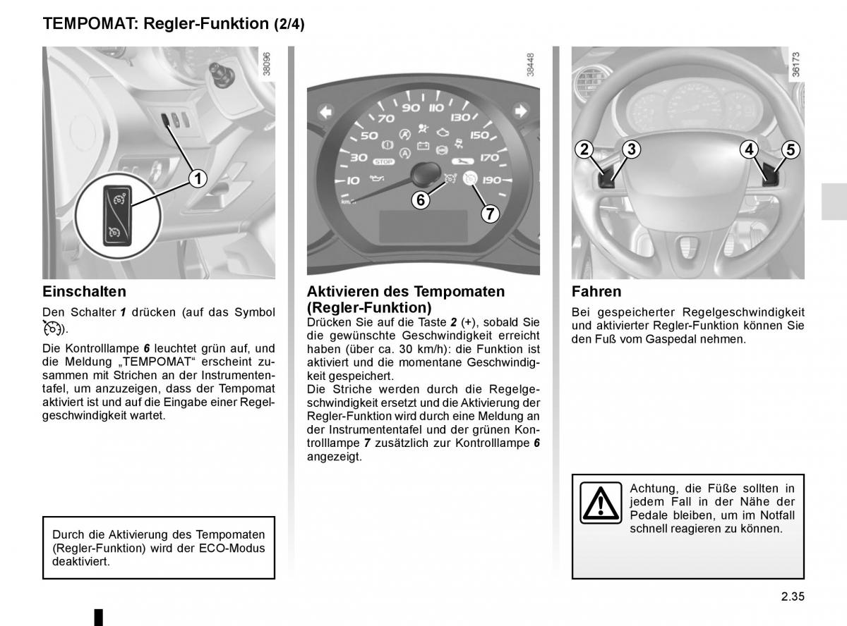 Renault Kangoo II 2 Handbuch / page 125