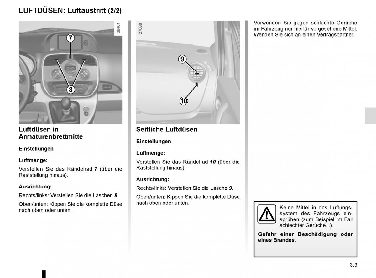 Renault Kangoo II 2 Handbuch / page 135