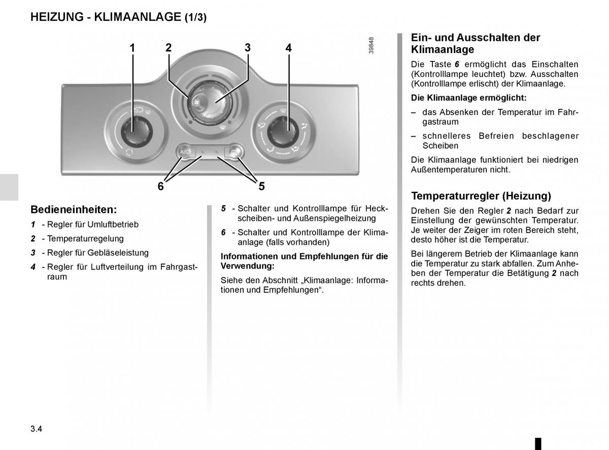 Renault Kangoo II 2 Handbuch / page 136