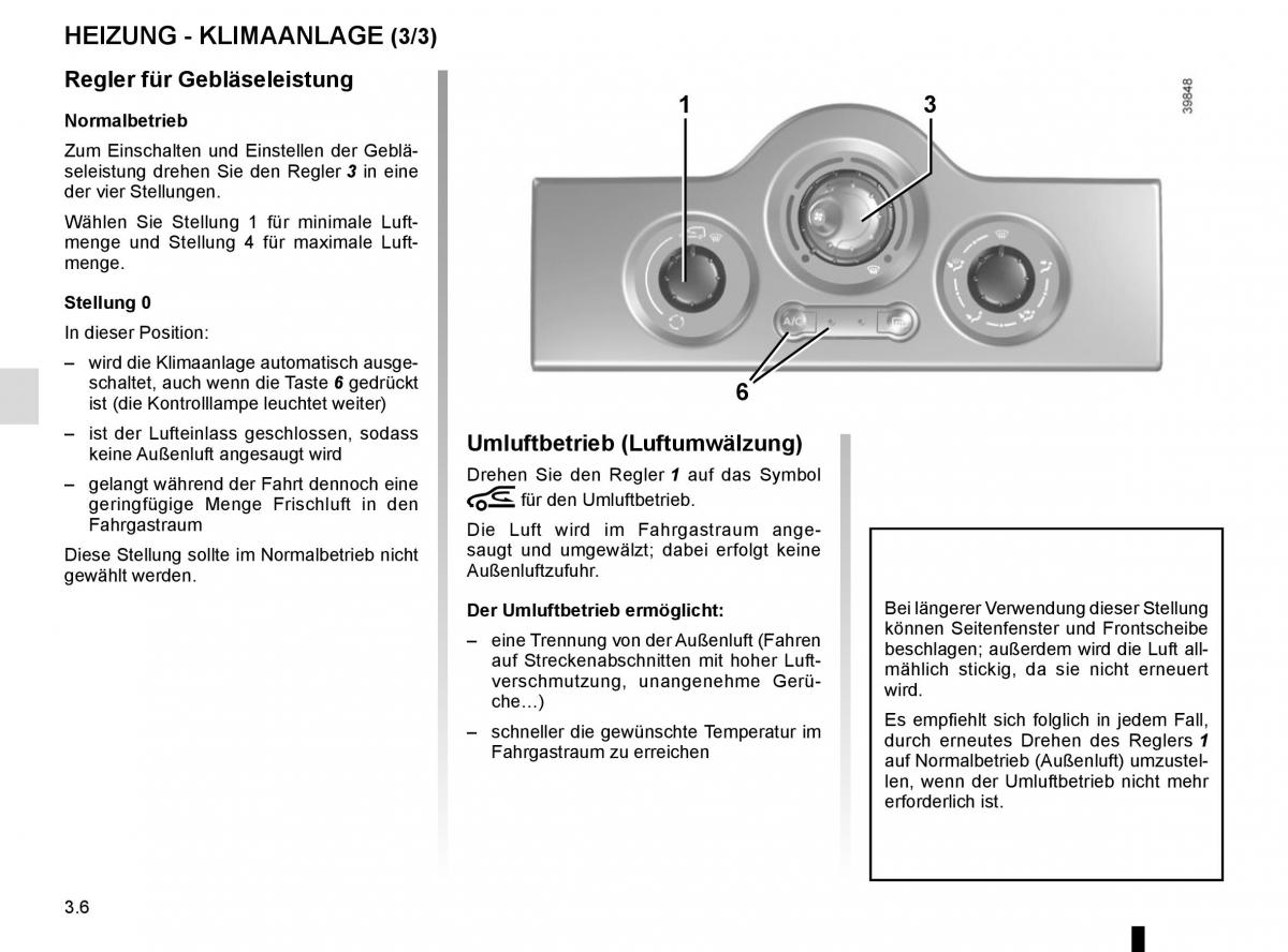 Renault Kangoo II 2 Handbuch / page 138