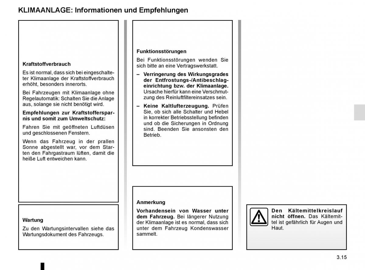 Renault Kangoo II 2 Handbuch / page 147