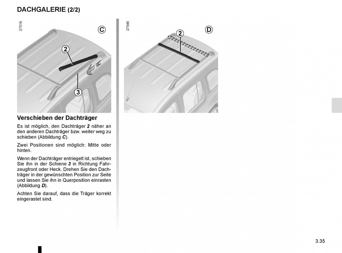 Renault Kangoo II 2 Handbuch / page 167