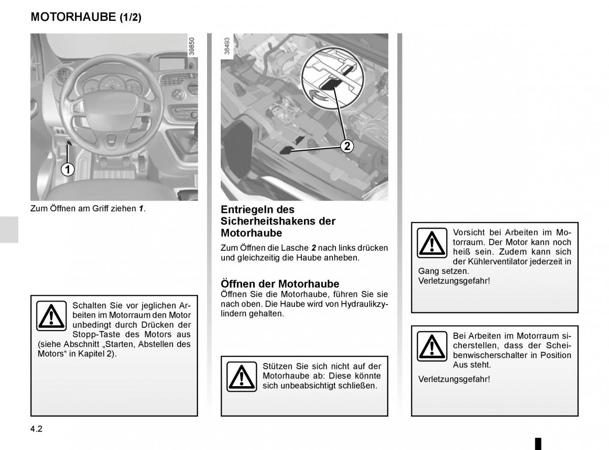 Renault Kangoo II 2 Handbuch / page 170