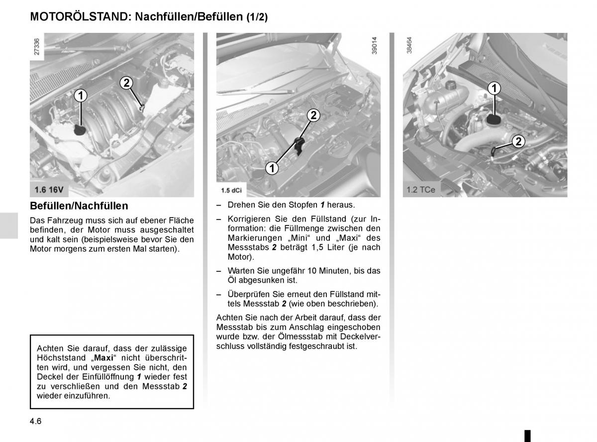 Renault Kangoo II 2 Handbuch / page 174