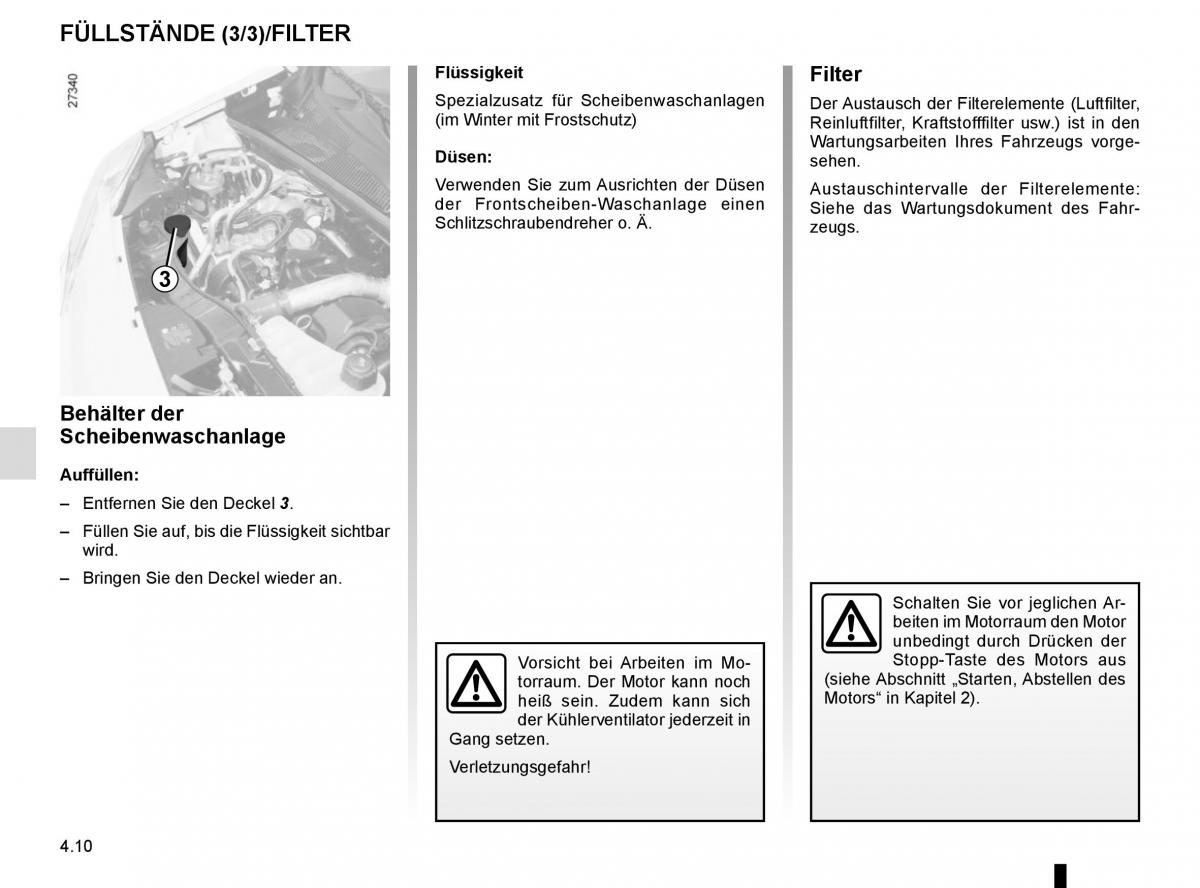 Renault Kangoo II 2 Handbuch / page 178