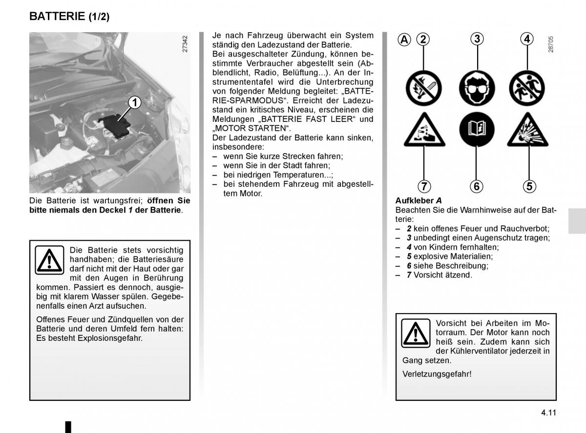 Renault Kangoo II 2 Handbuch / page 179