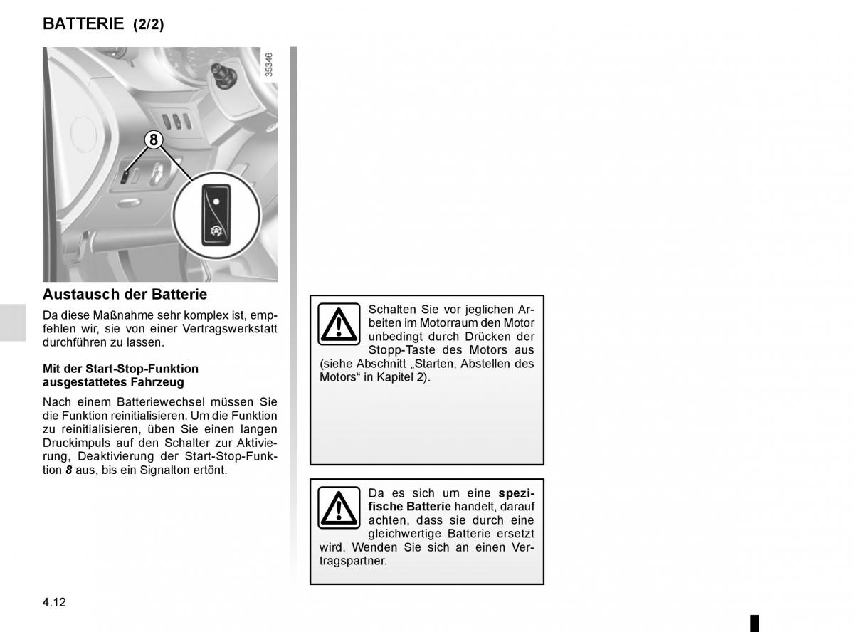 Renault Kangoo II 2 Handbuch / page 180