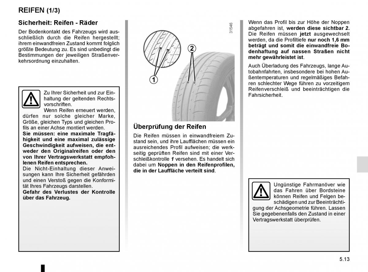 Renault Kangoo II 2 Handbuch / page 199