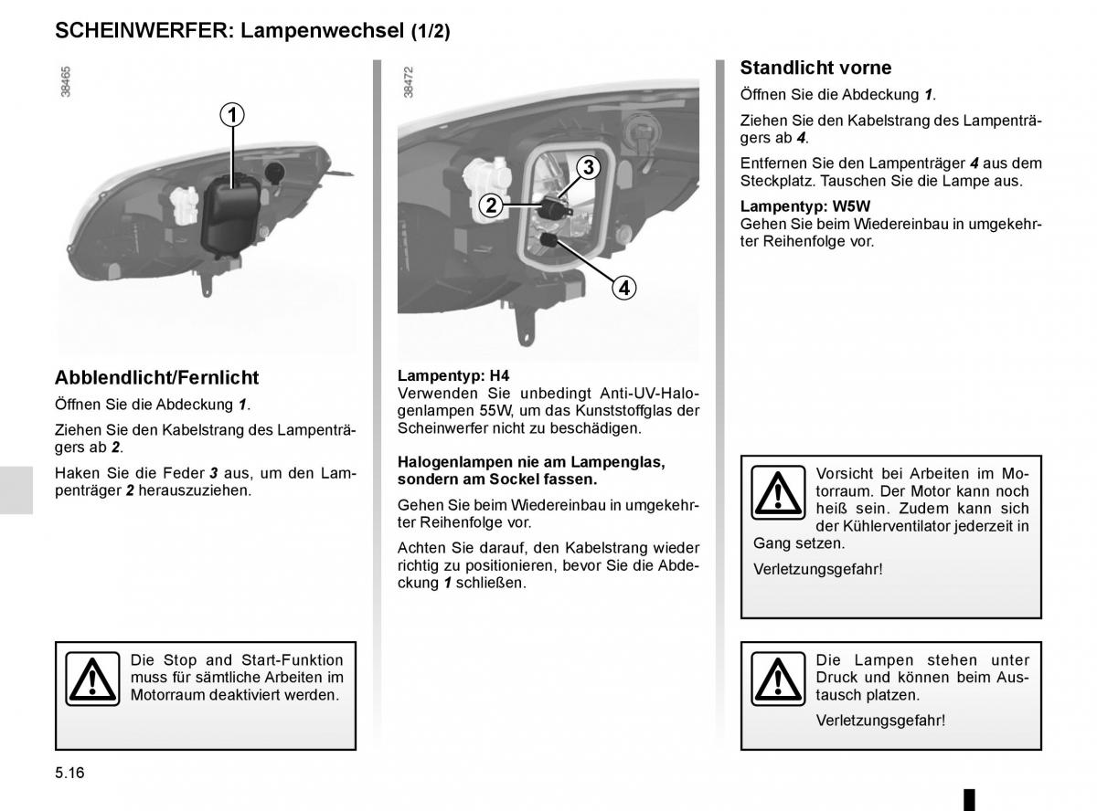 Renault Kangoo II 2 Handbuch / page 202