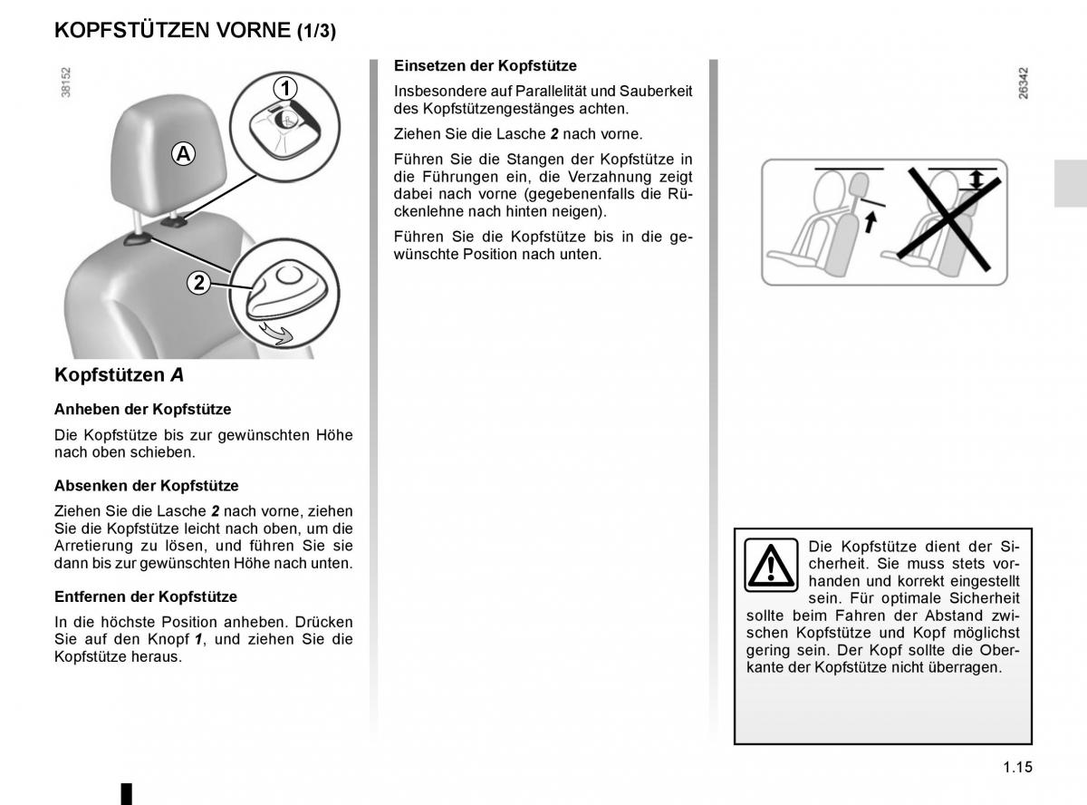 Renault Kangoo II 2 Handbuch / page 21