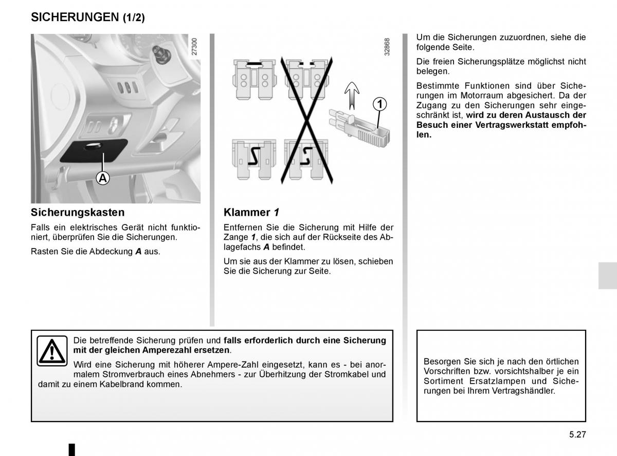 Renault Kangoo II 2 Handbuch / page 213