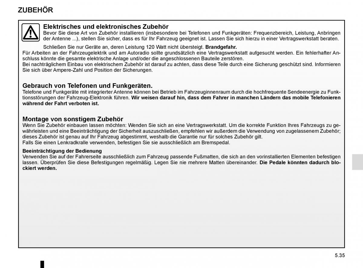 Renault Kangoo II 2 Handbuch / page 221