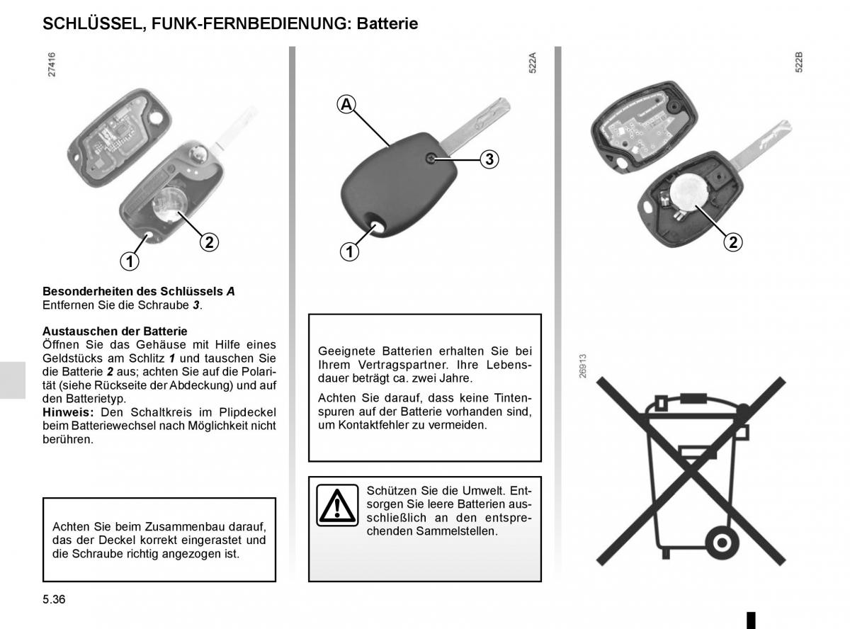 Renault Kangoo II 2 Handbuch / page 222