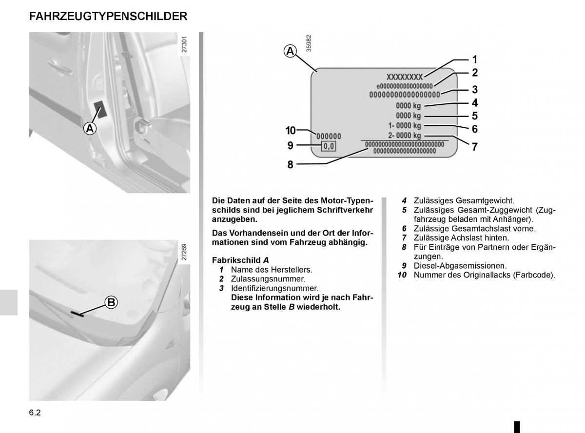 Renault Kangoo II 2 Handbuch / page 228