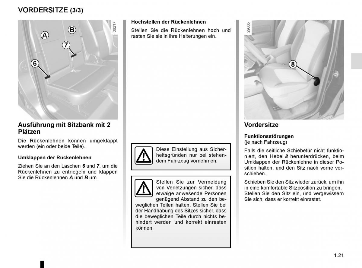 Renault Kangoo II 2 Handbuch / page 27