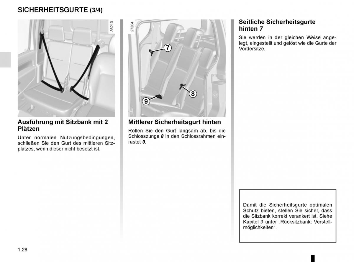 Renault Kangoo II 2 Handbuch / page 34