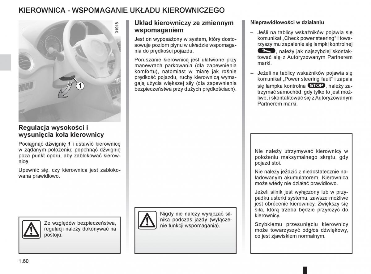 Renault Koleos instrukcja obslugi / page 66