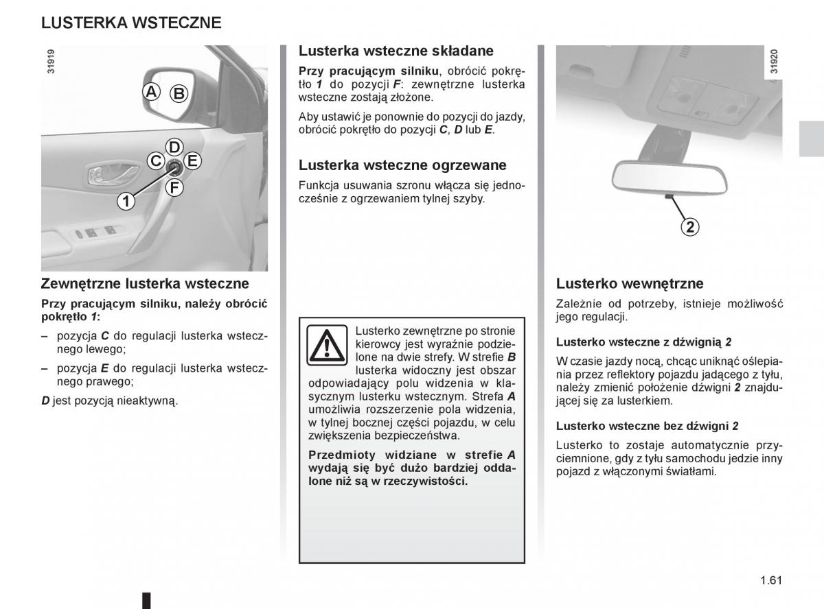 Renault Koleos instrukcja obslugi / page 67