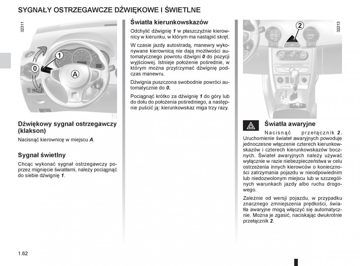 Renault Koleos instrukcja obslugi / page 68