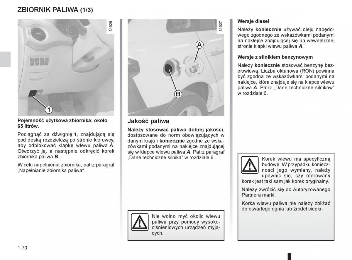 Renault Koleos instrukcja obslugi / page 76