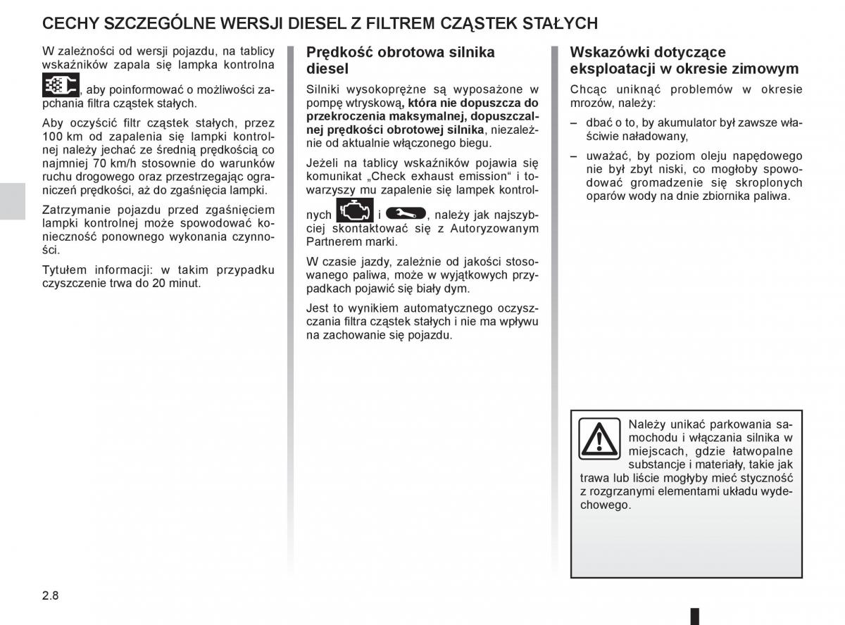 Renault Koleos instrukcja obslugi / page 86