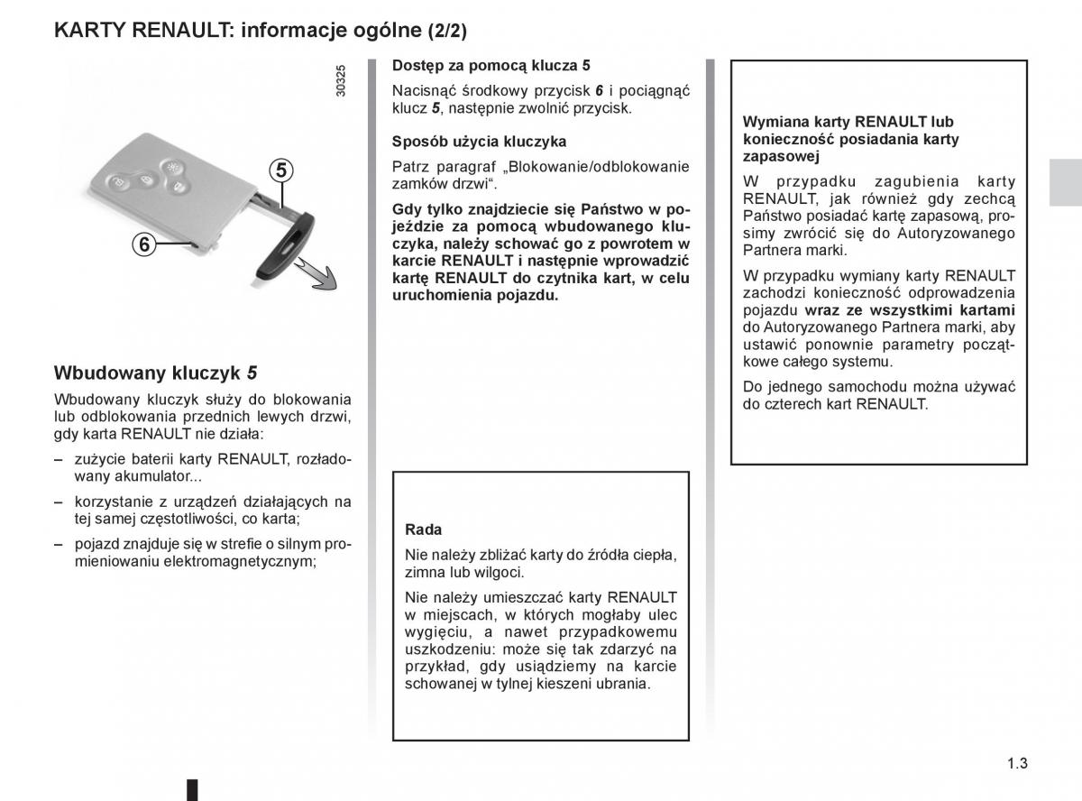 Renault Koleos instrukcja obslugi / page 9