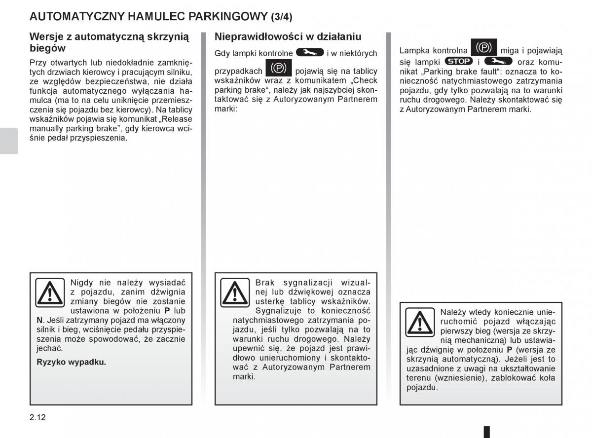 Renault Koleos instrukcja obslugi / page 90