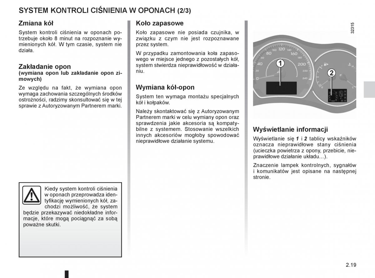 Renault Koleos instrukcja obslugi / page 97