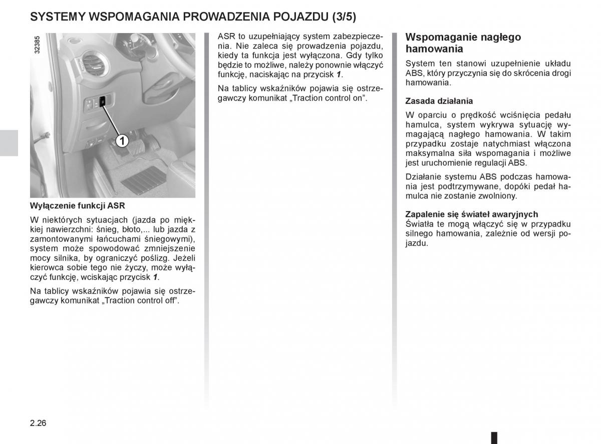 Renault Koleos instrukcja obslugi / page 104