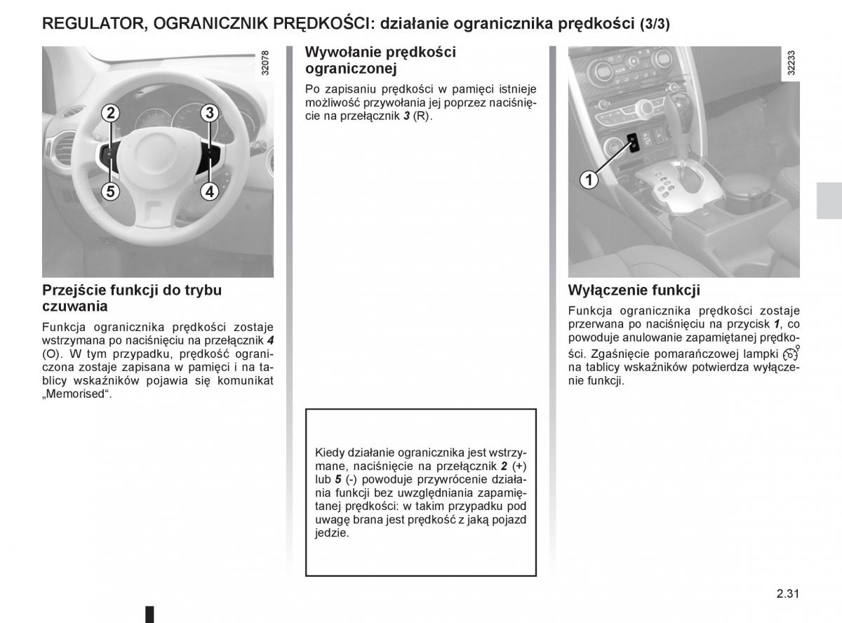 Renault Koleos instrukcja obslugi / page 109