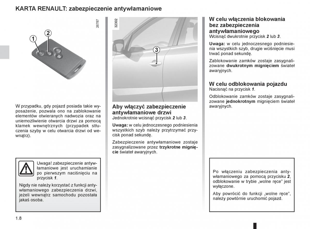 Renault Koleos instrukcja obslugi / page 14