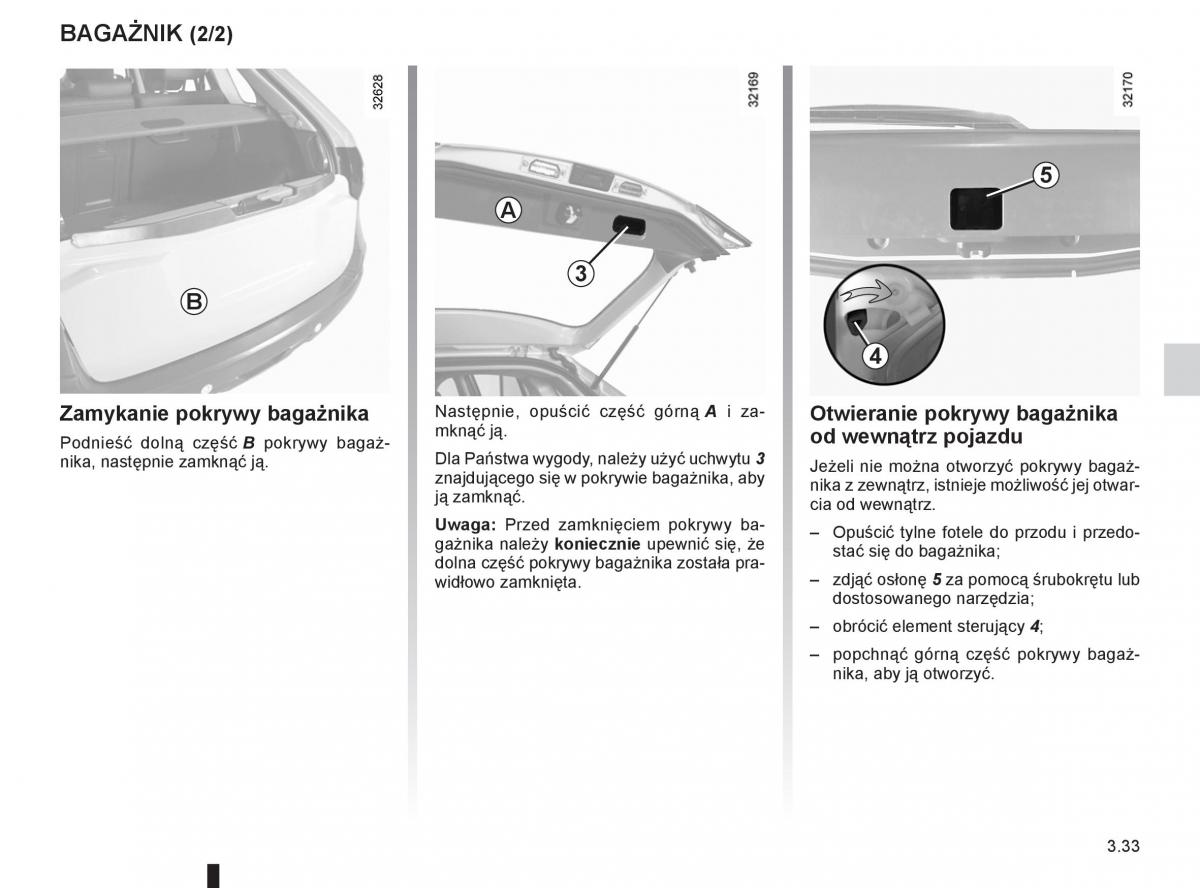 Renault Koleos instrukcja obslugi / page 153